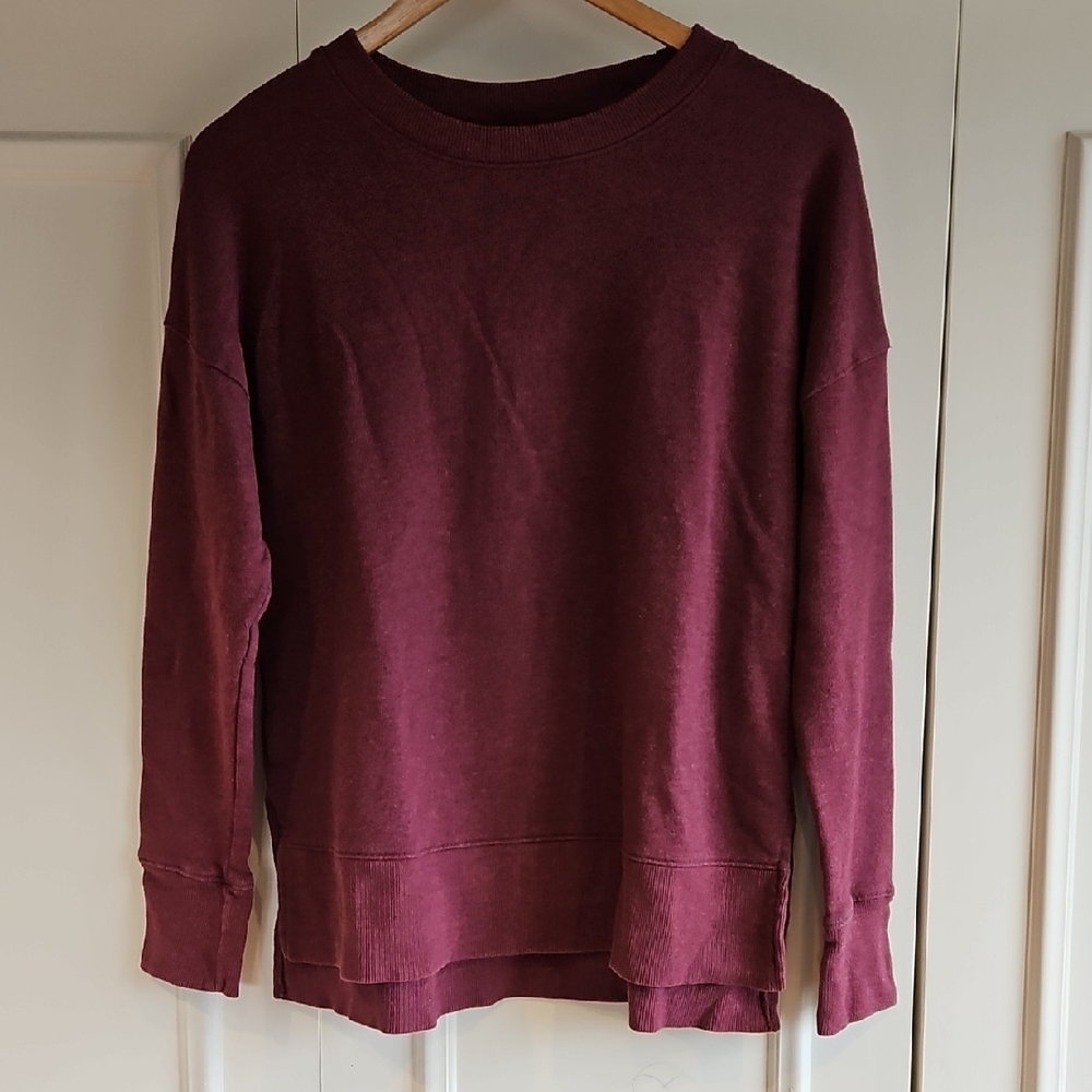 Burgundy Crewneck Sweatshirt